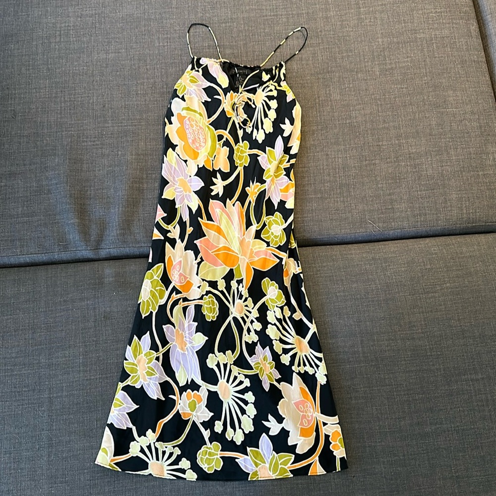 Vintage The Limited Silk Floral Print Dress sz.2